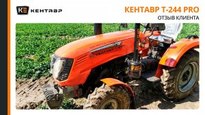 Минитрактор Кентавр Т-244 PRO, независимый отзыв