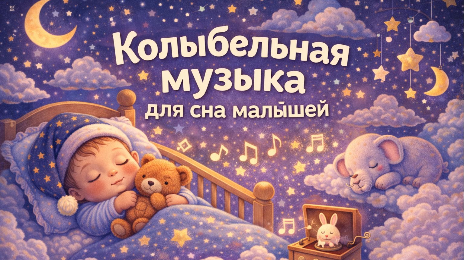 Колыбельная для малышей 🌙 Сон за 5 минут | 3 часа музыки для сна
