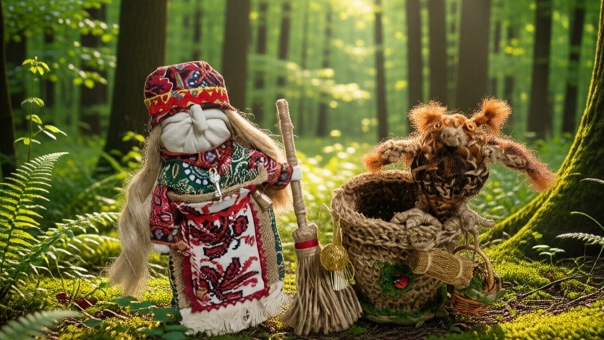 Баба-Яга с Совой