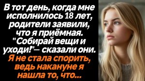 Жизненные истории/В день моего совершеннолетия, родители сообщили мне, что я им приёмная