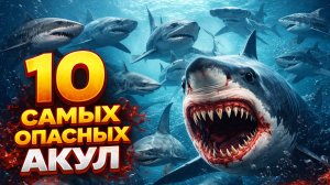 Топ 10 самых опасных акул