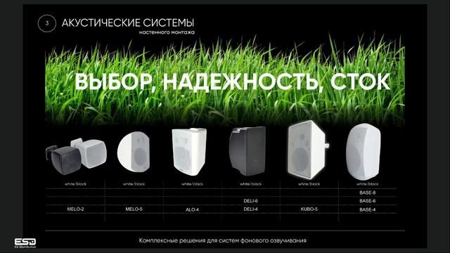 Комплексные решения для систем фонового озвучивания ADERTECH