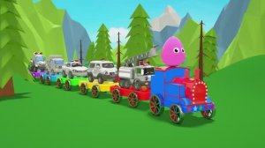 Малышка Акула — Мультфильм про футбол с машинками — Детские песенки и стишки для малышей