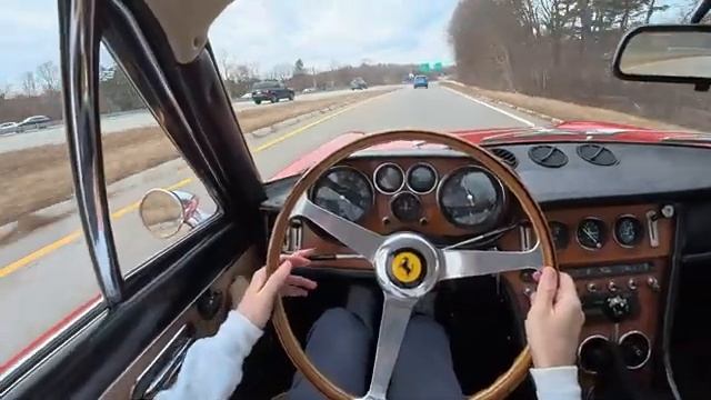 1971 Ferrari 365GT Winter V12 Therapy Drive POV