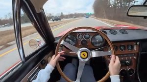 1971 Ferrari 365GT Winter V12 Therapy Drive POV