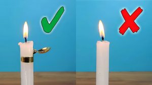 ПЯТЬ НЕОБЫЧНЫХ ЛАЙФХАКОВ И ФОКУСОВ СО СВЕЧАМИ