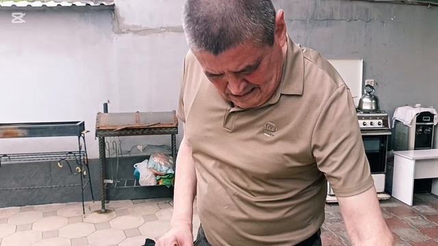 Дымляма из свежих овощей и баранины.Готовит Мурад во дворе.Влог#287