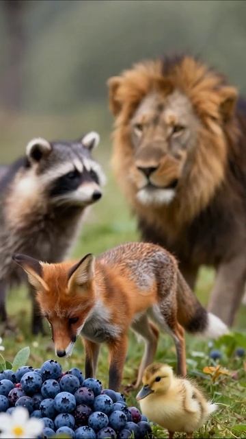 Друзья в природе: Лиса, Утенок и их соседи #дикаяприрода #животные #друзья