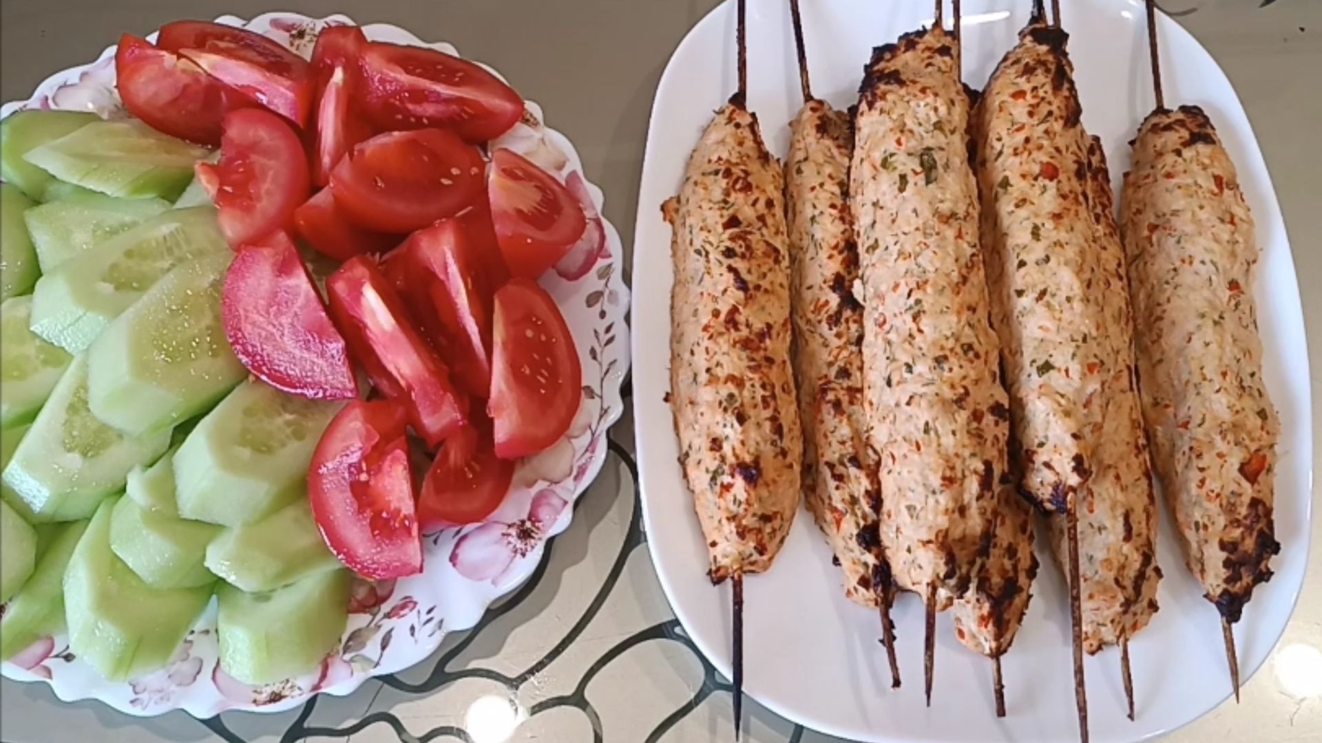 Люля-кебаб из куриного филе