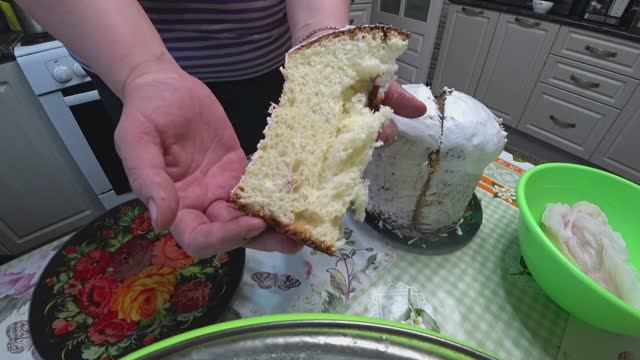 Пасхальный кулич заварной