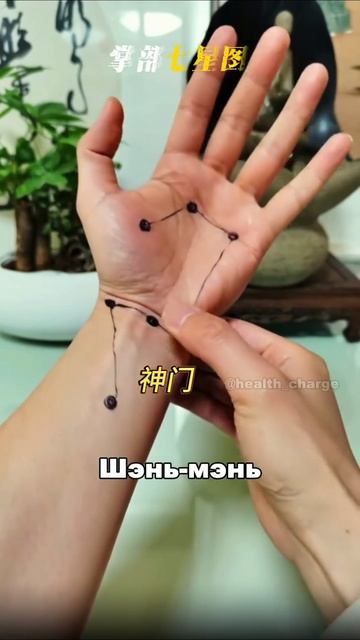 Массаж точек на ладони