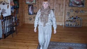 Пока еще прохладная весна,поэтому подбираю образ под фуфайку!