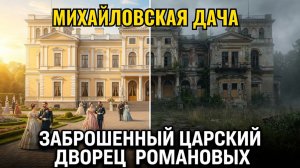 ЗАБРОШЕННЫЙ ЦАРСКИЙ ДВОРЕЦ РОМАНОВЫХ ПОД ПЕТЕРБУРГОМ МИХАЙЛОВСКАЯ ДАЧА