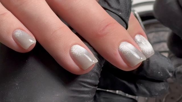 Маникюр кошачий глаз 👁️