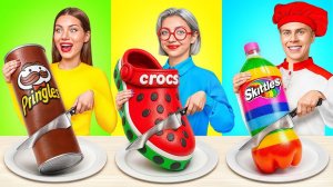 Кулинарный Челлендж Я против Бабушки  Эпичная Битва с Едой