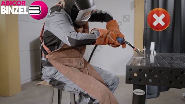 A.Binzel советует Правильное положение тела и рук во время сварки