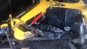Мини экскаватор риппа 319 Rippa самодельный гидрозахват, захват своими руками для мини экскаватора
