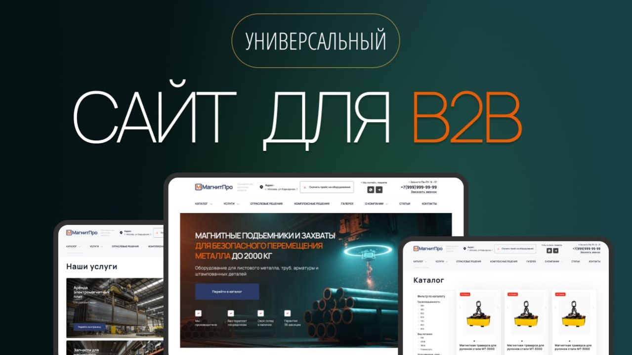 Как создать продающий сайт для B2b