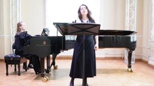 Александра Конева исполняет 5 стихотворений Прокофьева на сл. Анны Ахматовой.Ф-но — Виктория Хламова