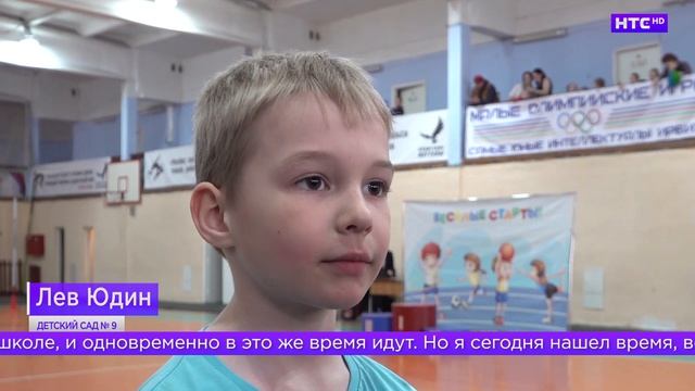 «Весёлые старты»  в рамках городского фестиваля «Самые юные интеллектуалы города Ирбита».