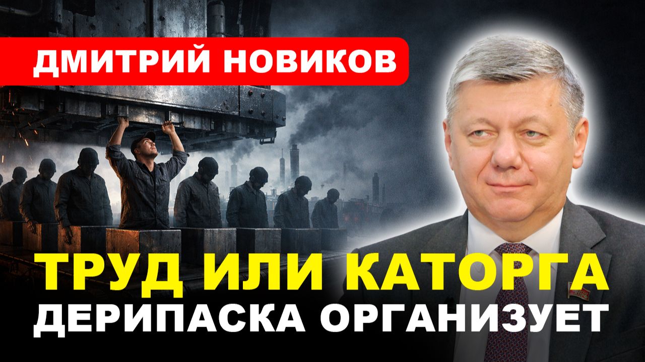 ПЛАН ДЕРИПАСКИ: Шестидневка и 12 часов труда/ Приватизация человека? // Дмитрий НОВИКОВ