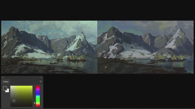 Environment and light with John Burton - Lesson 1 - Big Shapes
