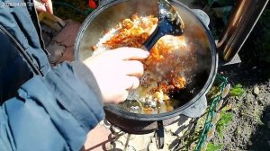 Готовим "Наш" вкуснейший, деревенский плов.