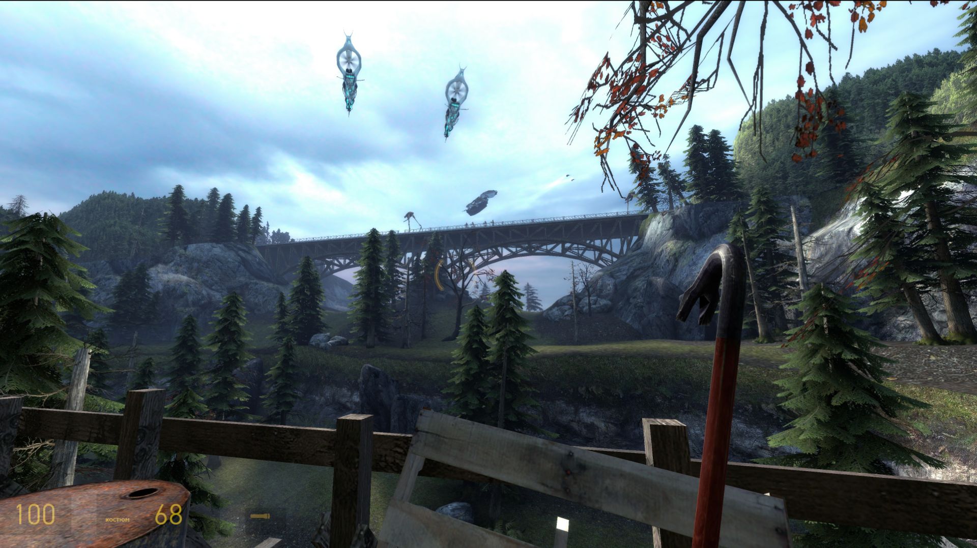 5 Half-Life 2 Episode Two - глава 3 мостостроитель фримен 1