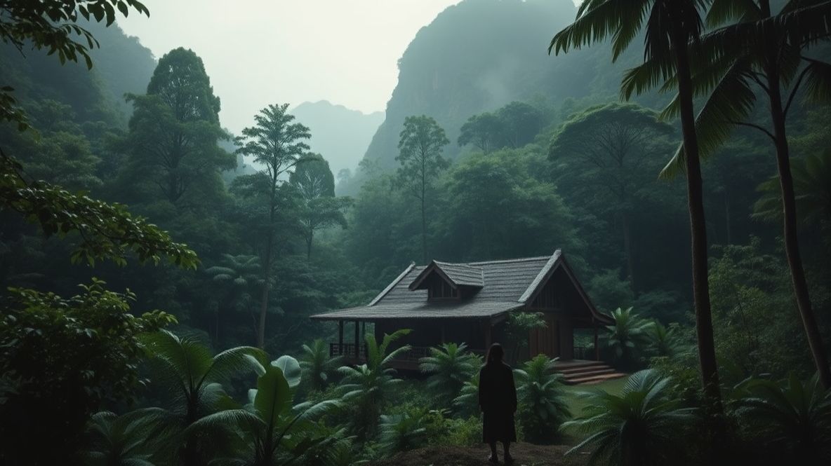 От роскоши к уединению: дом в джунглях Вьетнама — их новый дом