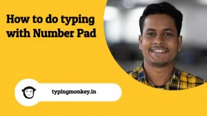 how to do typing with number pad