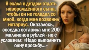 Истории из жизни. Слушать истории. Я ехала в детдом отдать новорождённого сына, чтобы он не голодал