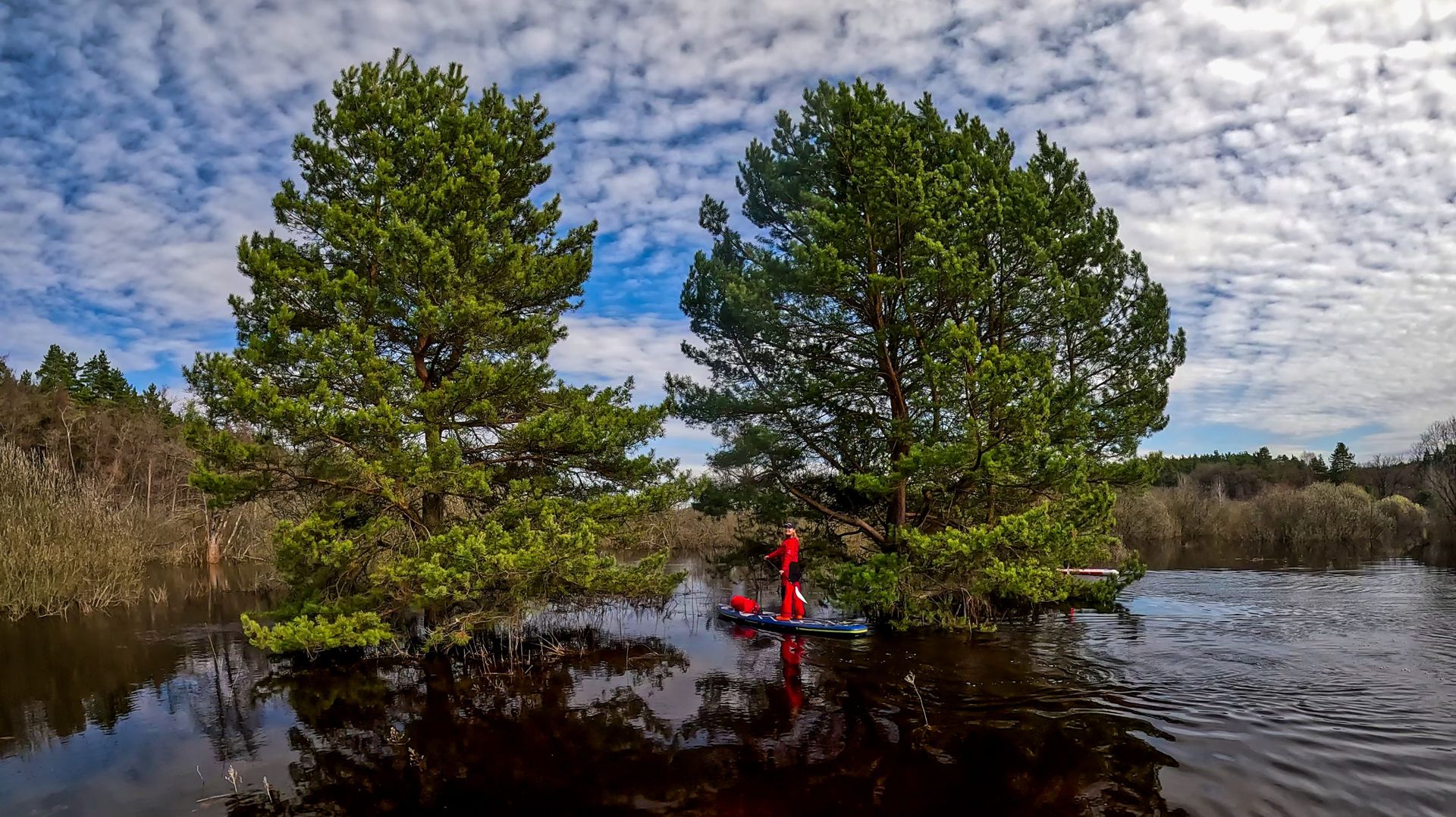 Нерская на SUP по высокой воде 2026 4К