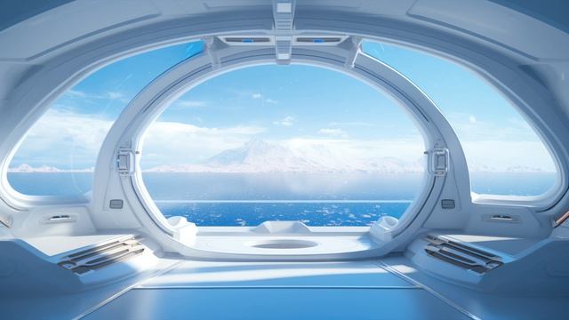 OBERON - Spaceship Ambience - 2 Hours Of Calming ASMR Soundscape ❄️🎧