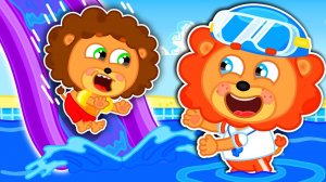 Маша и Леопольд. Малыш на горке - Мультик для детей