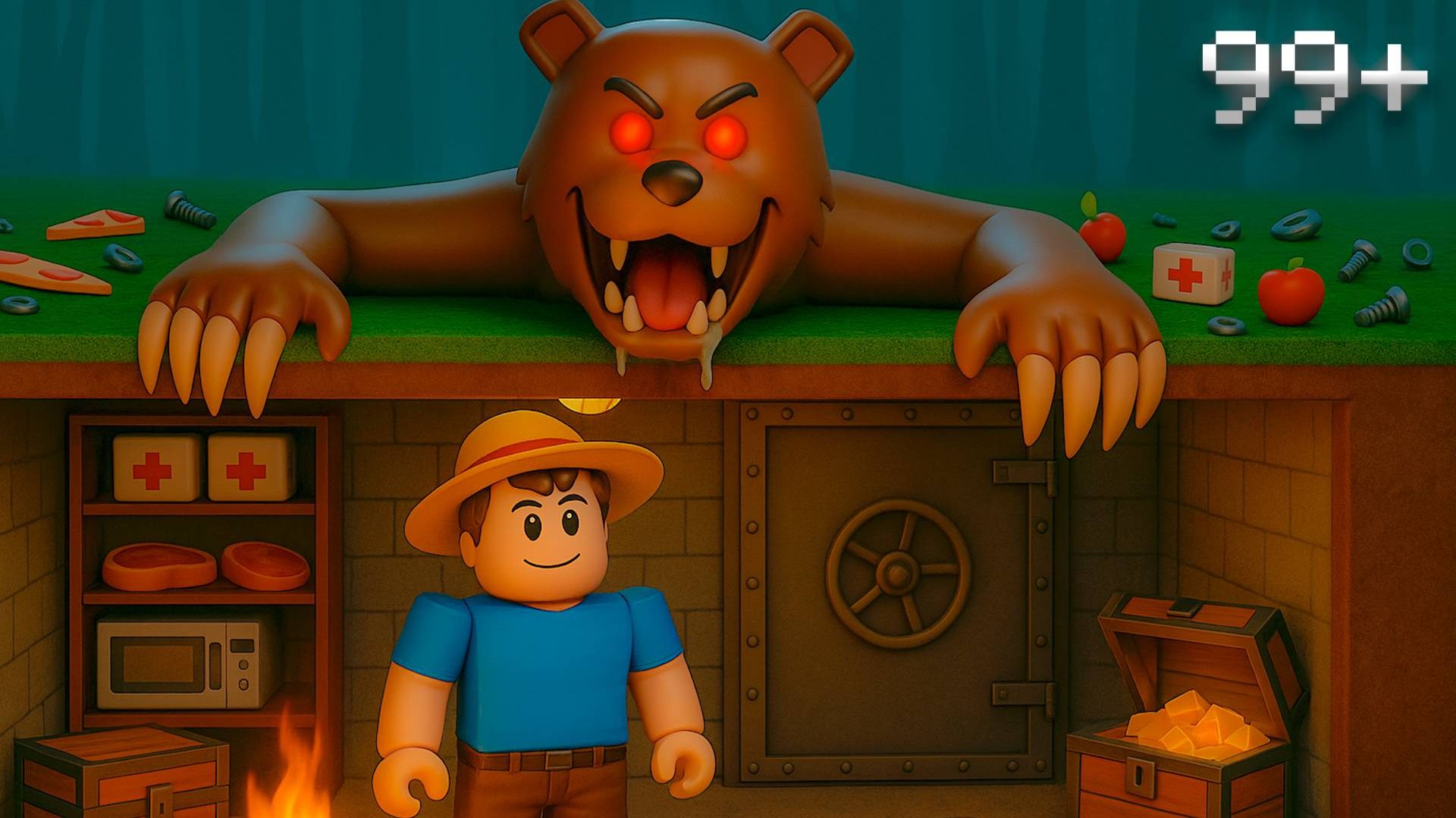 Выжить в бункере!Я Аня и Тимоша.Mismen