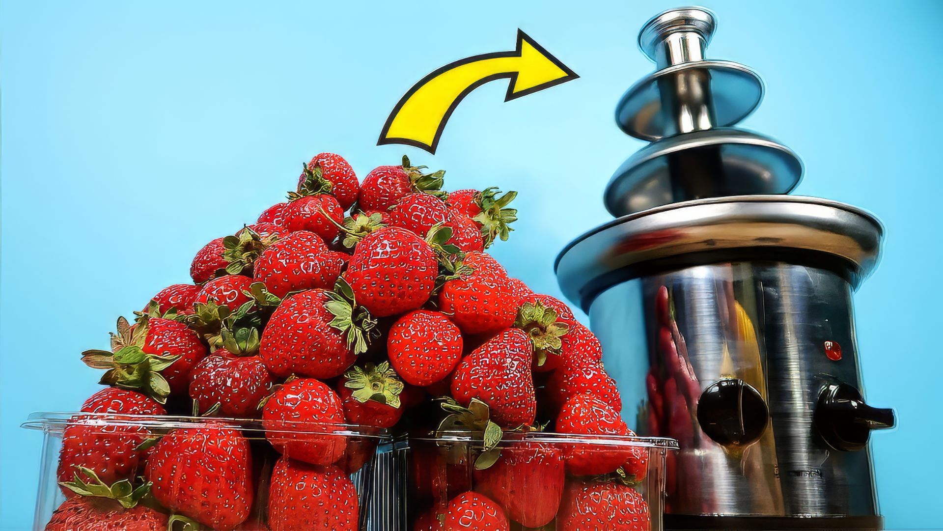 Что если забросить клубнику в Шоколадный фонтан? Новый Шоколадный фонтан. Alex Boyko