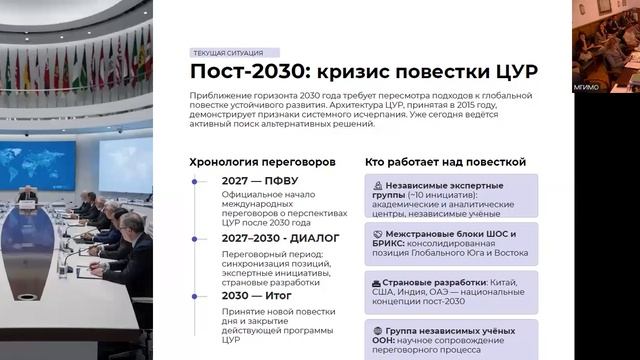 Заседание экспертного совета ИМТУР 2.04.2026