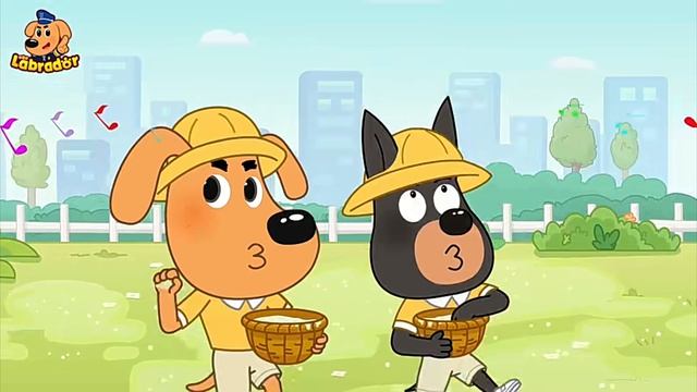 Мультфильм Шериф Лабрадор Шалости на детской площадке с моими комментариями