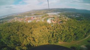 Скоростной канатный спуск "Ая-Дубровка" 1500м. #скоростнойканатныйспуск #видеографиваненко