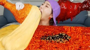 АСМР ЕДА КОРЕЯ | МУКБАНГ | ОГРОМНЫЕ НОЖКИ С СОУСАМИ