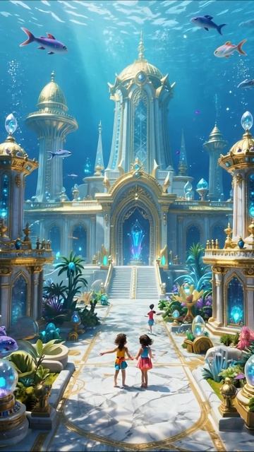 Подводное царство: Приключения детей в сказочном мире #подводныймир #приключения #анимация