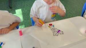 Космические витражи у детей подготовительной к школе группы Funny Ant Malahovka