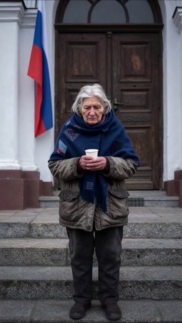 Одинокая старость в пустом мире #соседство #безнадёжность #старость