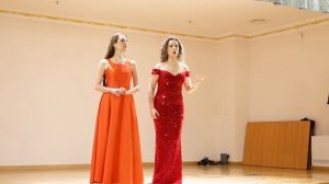 Екатерина Бабич и Юлия Малевская исполняют «Гребные гонки» Россини. Фортепиано — Ирина Коробова