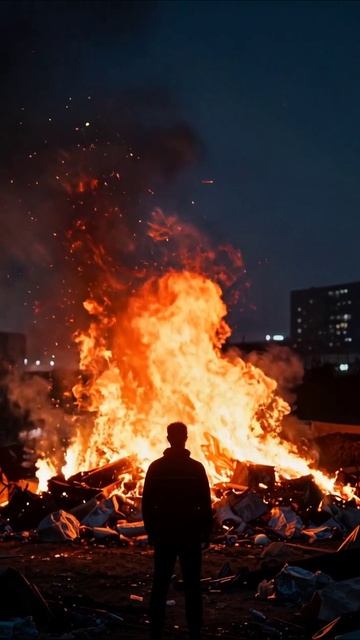 Пепел надежды: когда тьма поглощает свет #постапокалипсис #разрушение #болезнь