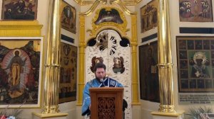 7.04.26 Благовещение Пресвятой Богородицы. Проповедь диакона Даниила Бойко