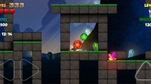 Red the ball, красный шар (1-15 уровни)