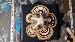 Флюид арт с салфеткой