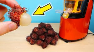 Сок из РАМБУТАНА! Бросил Покетбук в Стиральную машину! Бедная соковыжималка! alex boyko