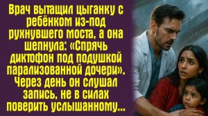 Истории из жизни. Слушать истории. Врач вытащил цыганку с ребёнком из-под рухнувшего моста